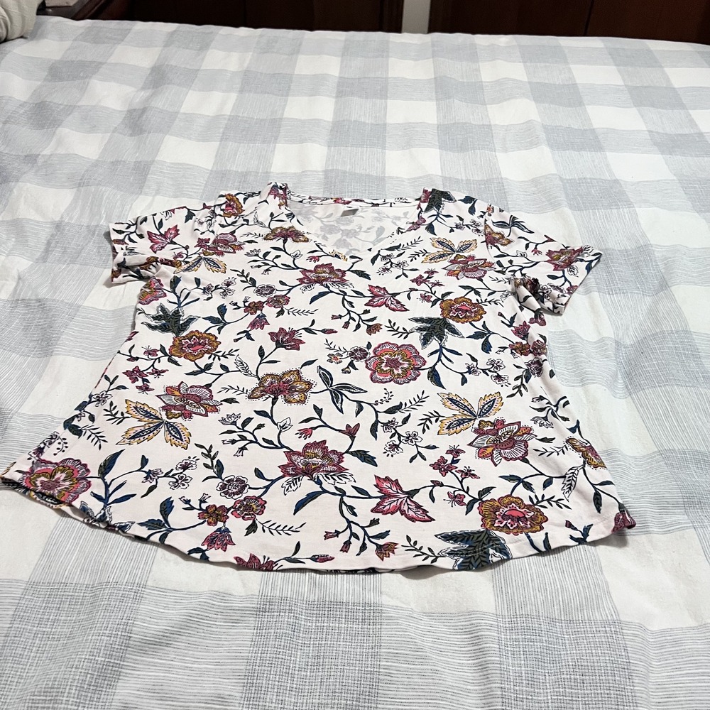 Old Navy Floral Shirt Size L